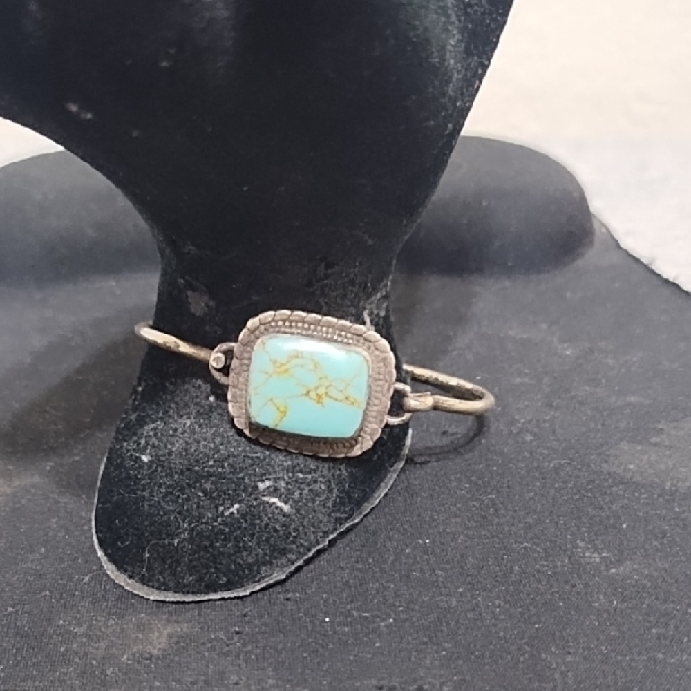 Turquoise and Silver Bracelet